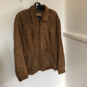 Brooks Brothers suede brown jacket